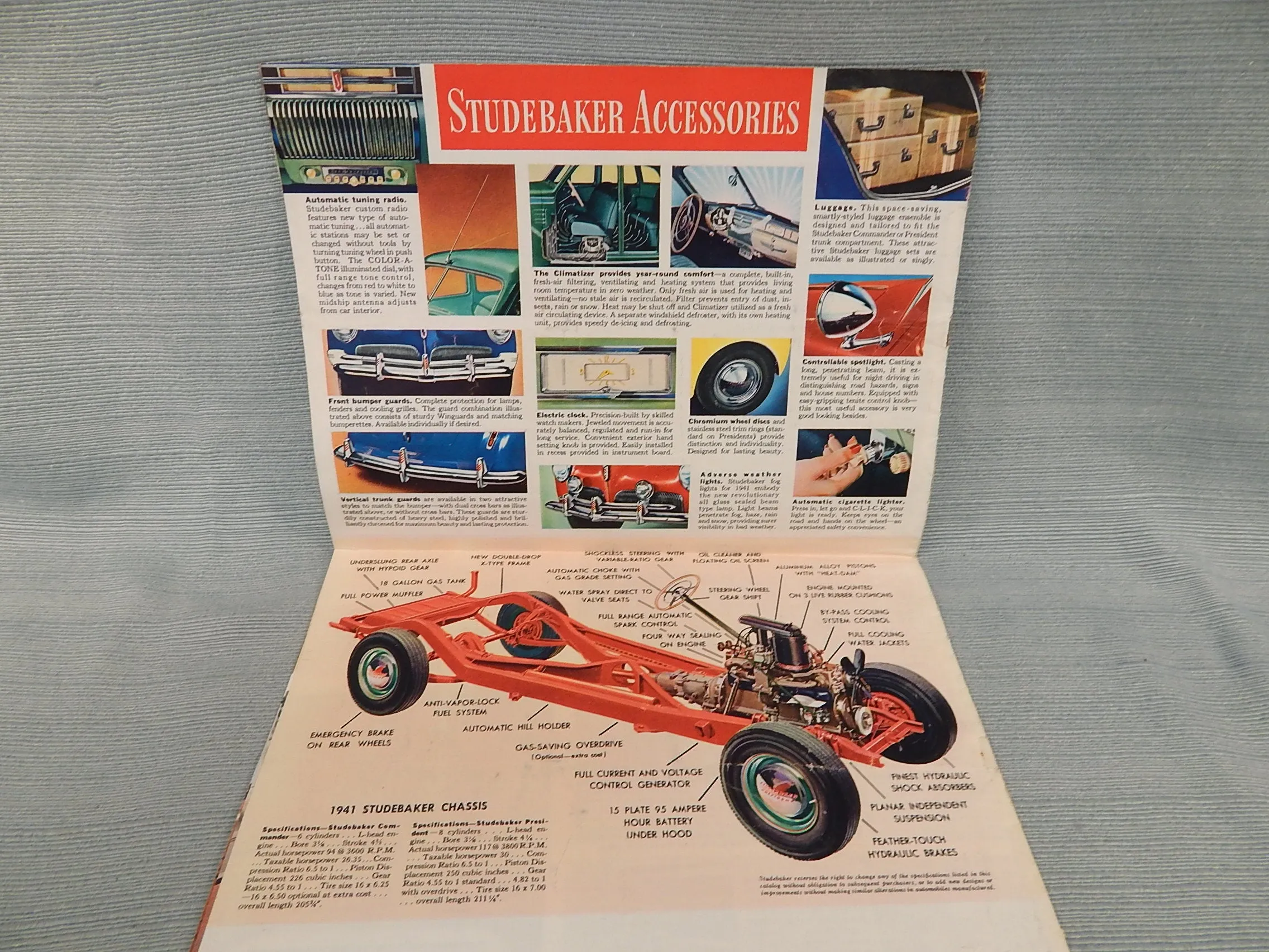 Set of Studebaker Sales Brochures - Good Vintage Condition