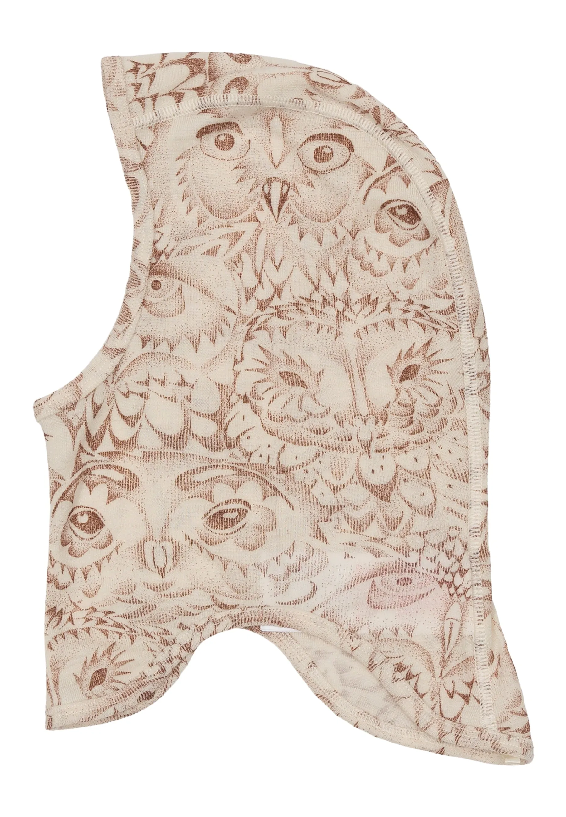 SGB Baby Owl Wool Balaclava - Birch