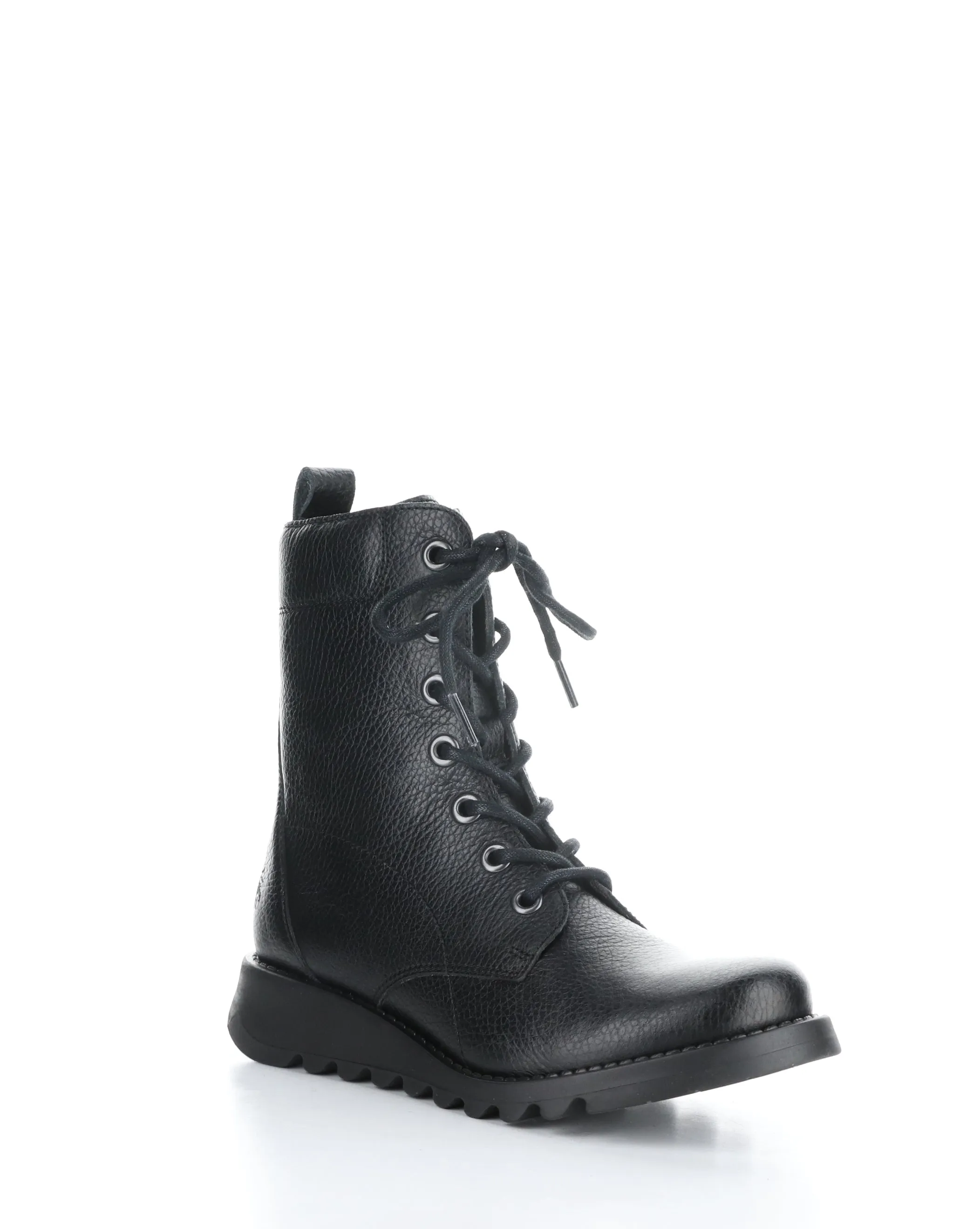 SILF015FLY 004 BLACK Round Toe Boots