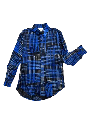 Size S - Suku Blue and Black Tempo PJ Shirt