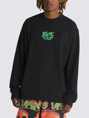 Spray Type Loose Crewneck Sweatshirt