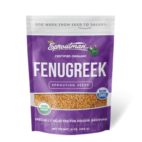 Sproutman Organic Fenugreek Sprouting Seeds (16 oz)