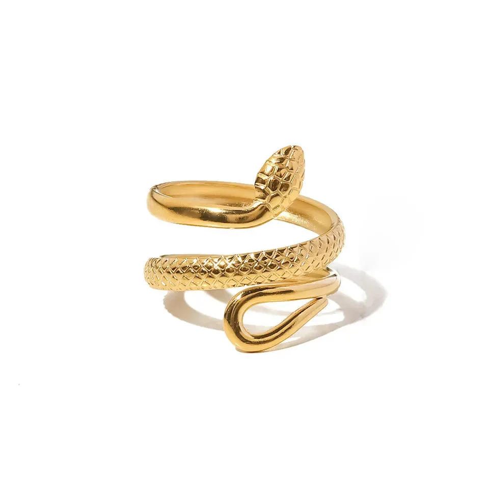 Stella Snake Statement Ring