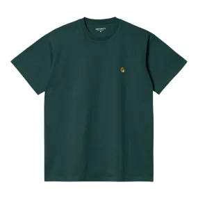 T-shirt Carhartt WIP S/S Chase Verde Foresta