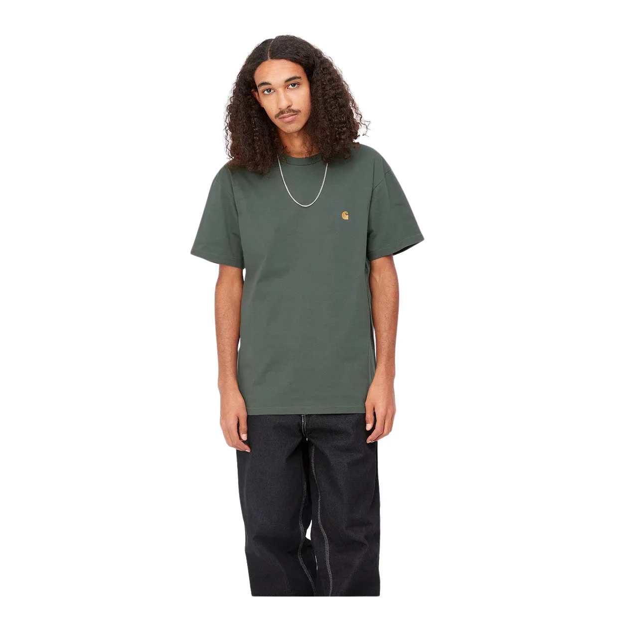 T-shirt Carhartt WIP S/S Chase Verde