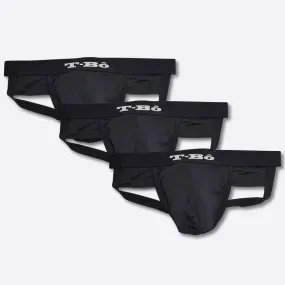 The Black Jockstrap Set 3-Pack