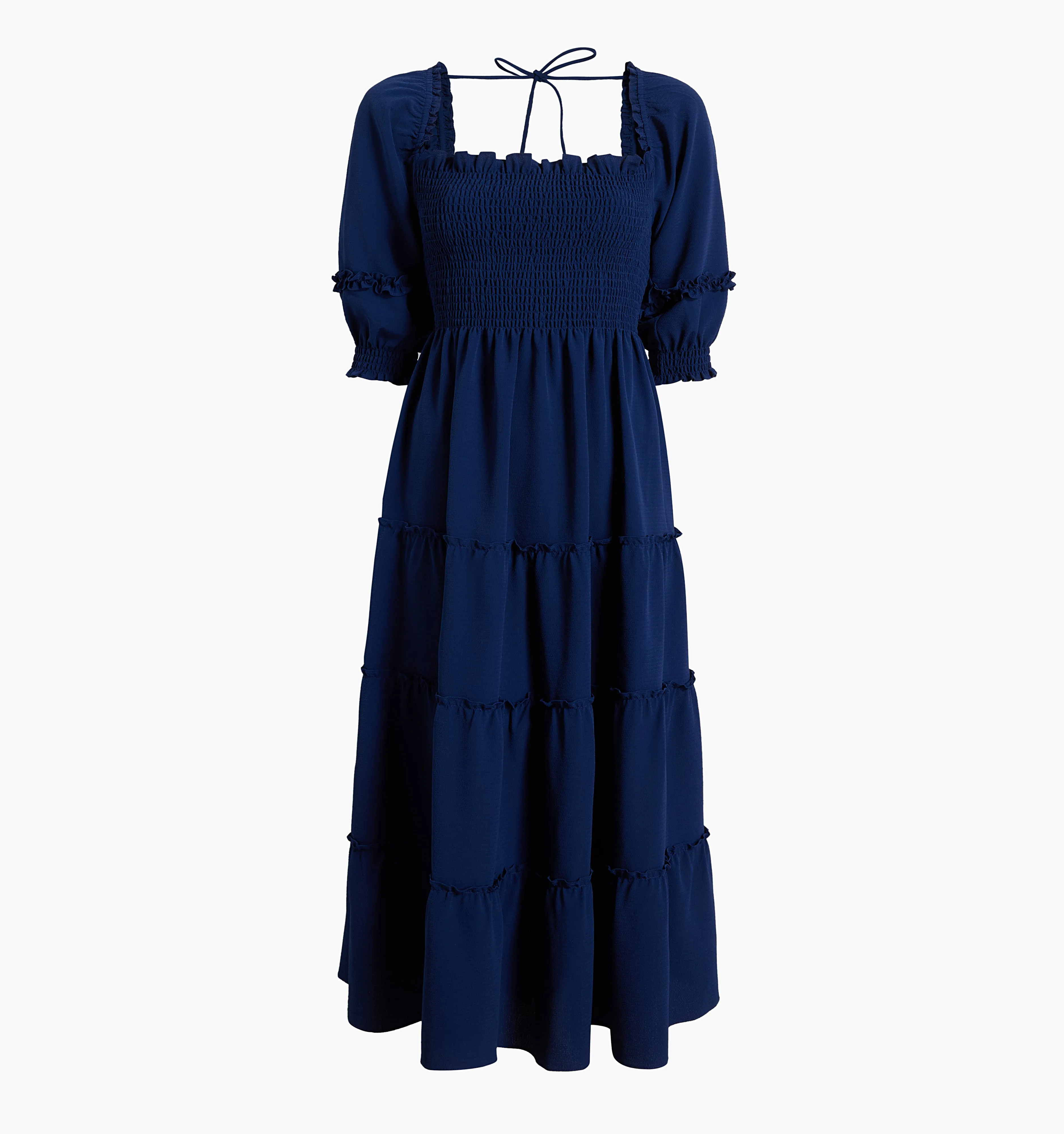 The Nesli Nap Dress - Navy Crepe