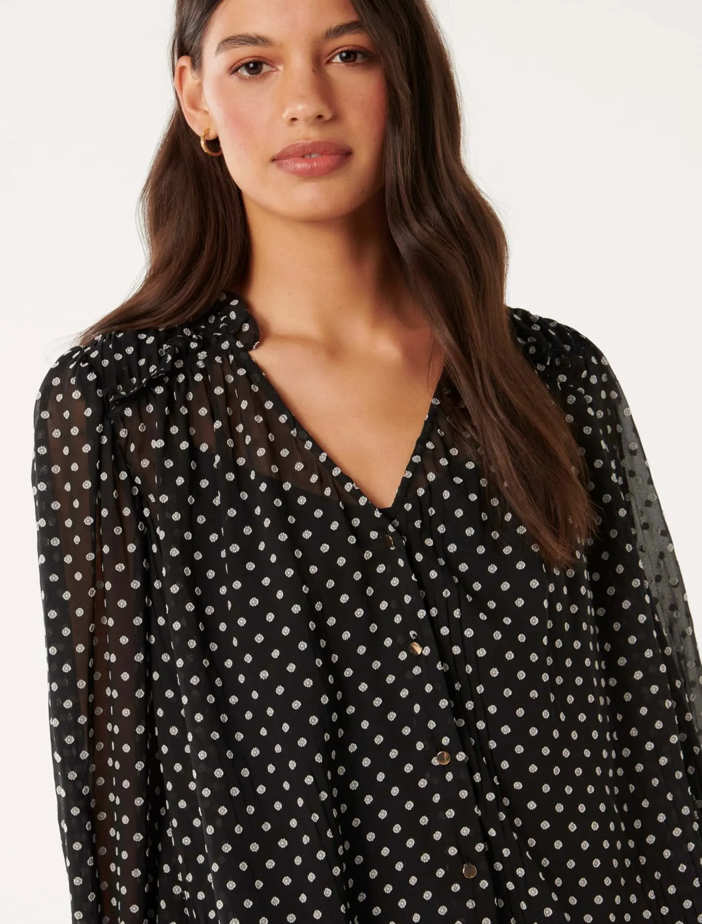 Tiarna Ruffle Trim Blouse