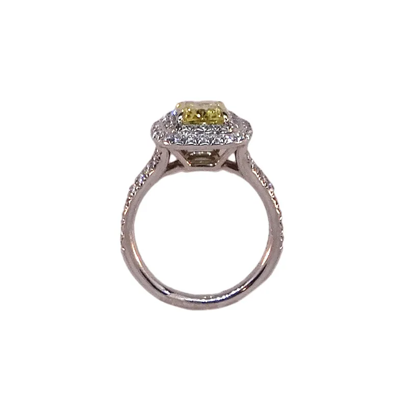 TIFFANY SOLESTE yellow diamond ring