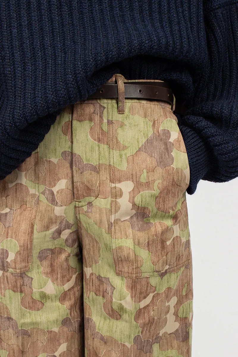 Trade Wind Herringbone Pant Camo