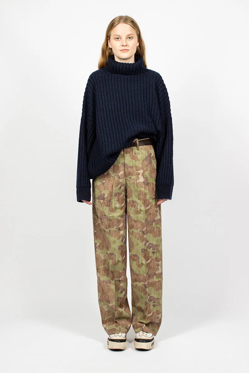 Trade Wind Herringbone Pant Camo