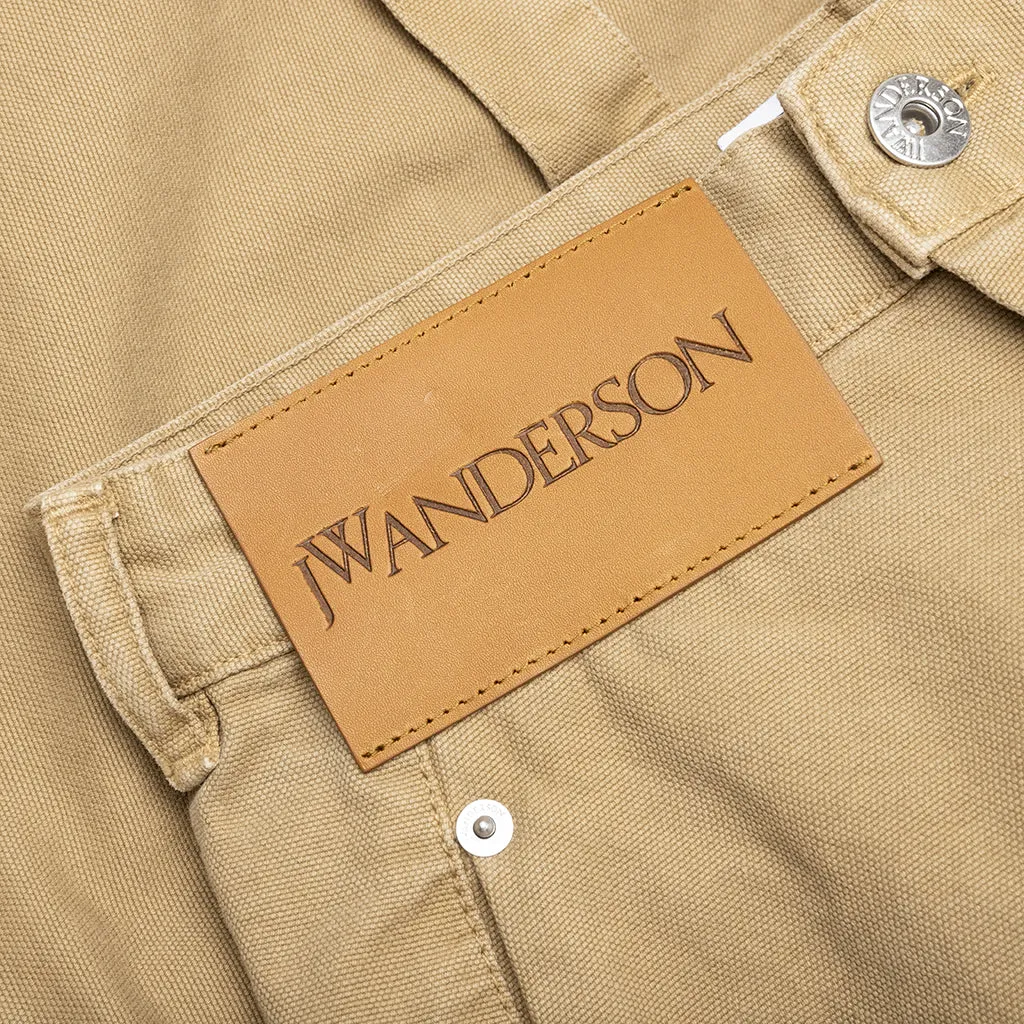 Twisted Workwear Shorts - Beige