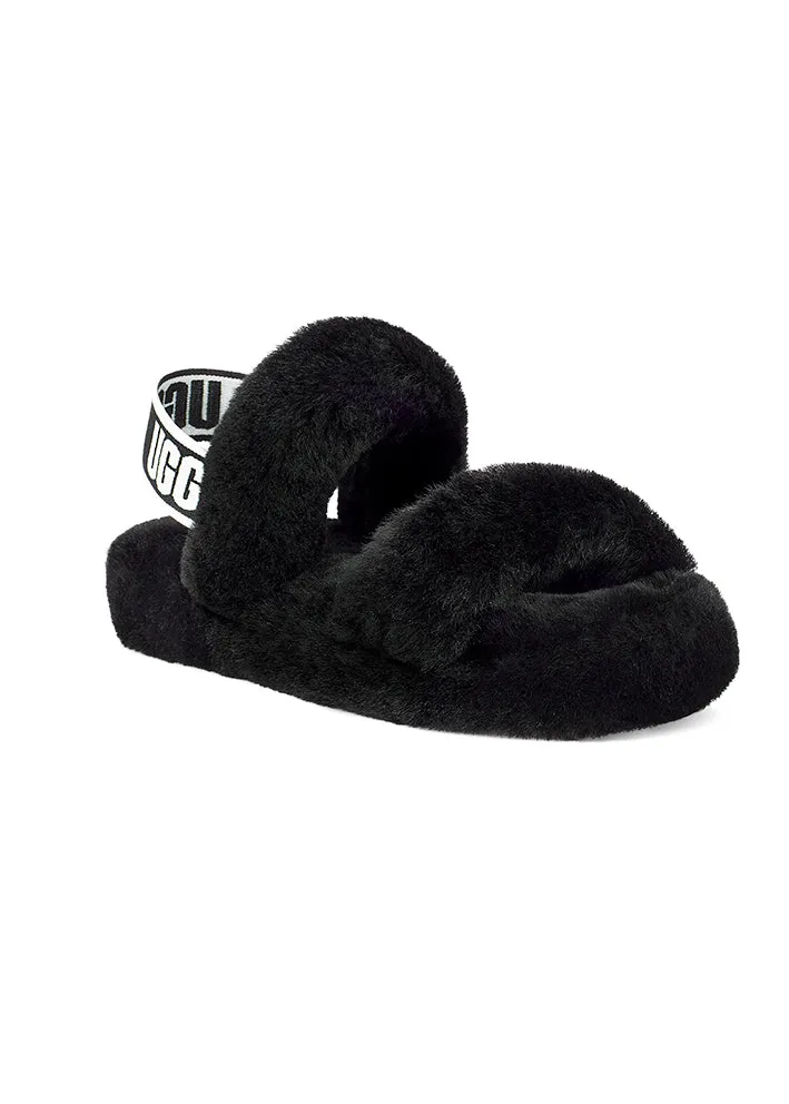 UGG Oh Yeah Slide Slippers - black