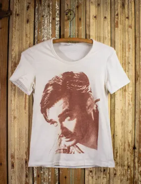 Vintage Clark Gable Gone With The Wind Graphic T Shirt 70s White XS