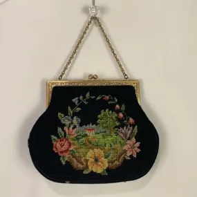 Vintage largehand embroidered bag