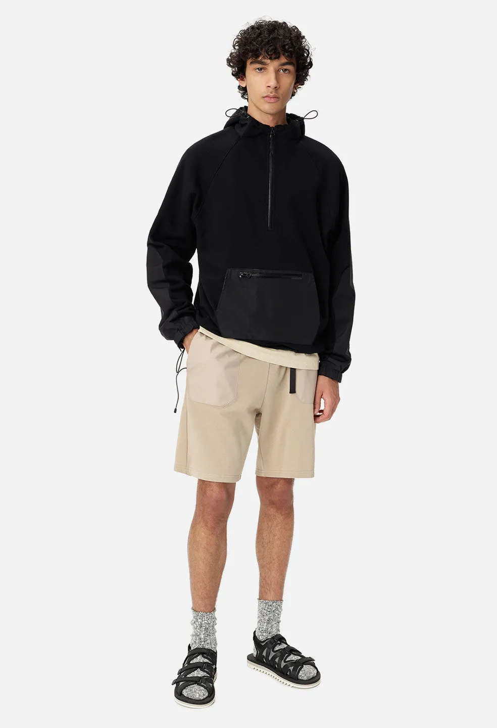 Waterproof Terry Mountain Shorts / Tan