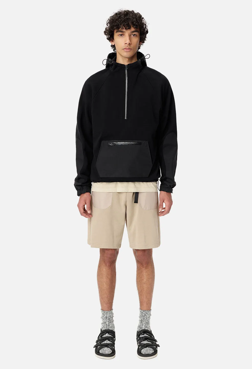 Waterproof Terry Mountain Shorts / Tan