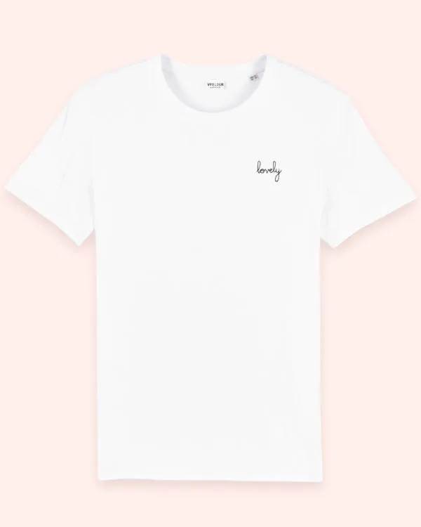 White Unisex T-Shirt | Lovely