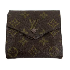 Women's Monogram Vintage Wallet Brown