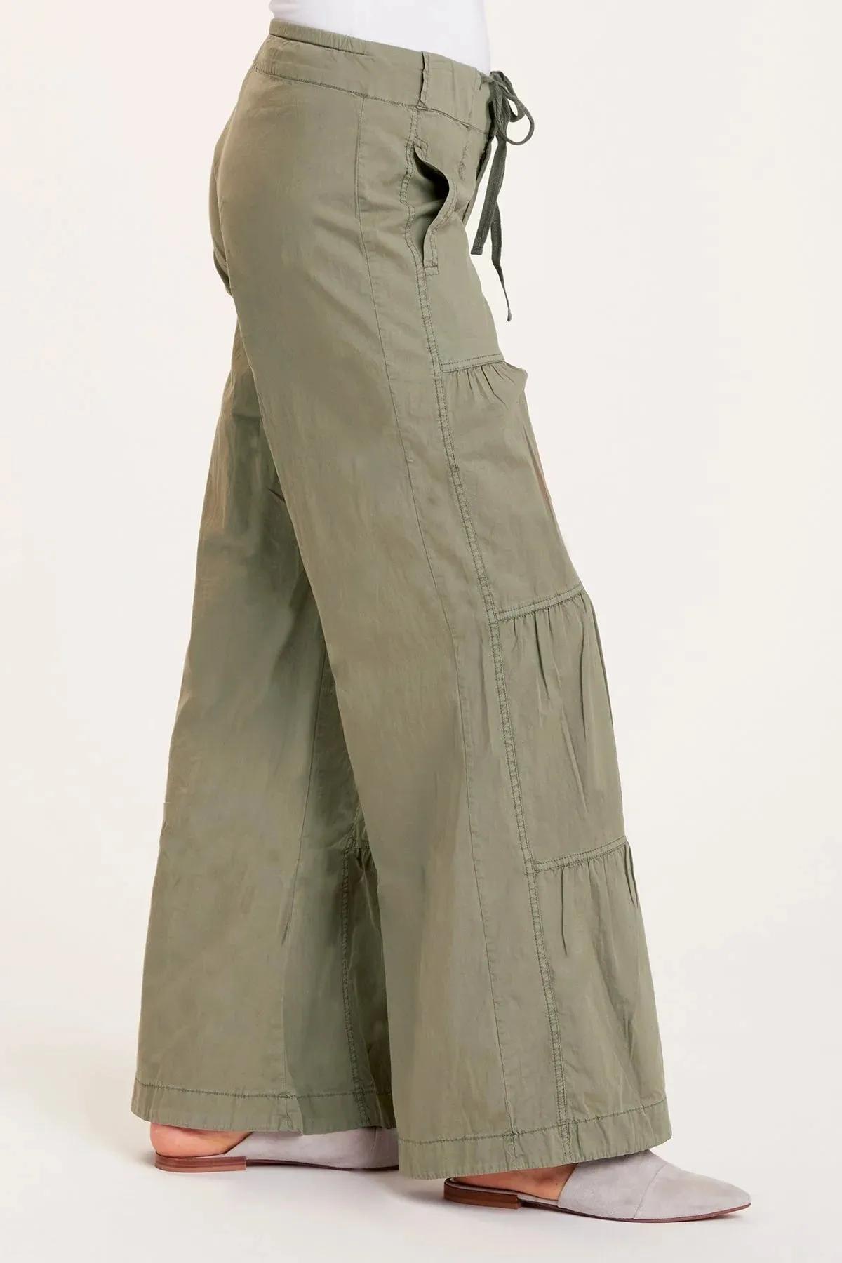 XCVI Terraced Wide Leg Pants